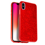 Чехол Yotrix BrightCase для Apple iPhone XS max (красный, гелевый)