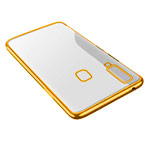 Чехол Yotrix GlitterSoft для Samsung Galaxy A8 star (золотистый, гелевый)