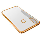 Чехол Yotrix GlitterSoft для Samsung Galaxy A8 star (розово-золотистый, гелевый)