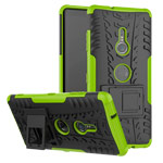 Чехол Yotrix Shockproof case для Sony Xperia XZ3 (зеленый, пластиковый)