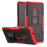 Чехол Yotrix Shockproof case для Sony Xperia XZ3 (красный, пластиковый)