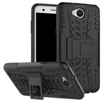 Чехол Yotrix Shockproof case для LG X power 3 (черный, пластиковый)