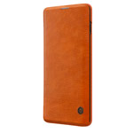 Чехол Nillkin Qin leather case для Samsung Galaxy S10 plus (коричневый, кожаный)