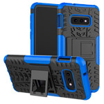 Чехол Yotrix Shockproof case для Samsung Galaxy S10 lite (синий, гелевый)