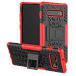 Чехол Yotrix Shockproof case для Samsung Galaxy S10 plus (красный, гелевый)