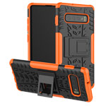 Чехол Yotrix Shockproof case для Samsung Galaxy S10 plus (оранжевый, гелевый)
