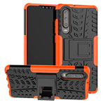 Чехол Yotrix Shockproof case для Huawei P30 (оранжевый, гелевый)