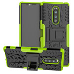 Чехол Yotrix Shockproof case для Sony Xperia 1 (зеленый, гелевый)