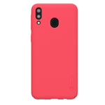 Чехол Nillkin Hard case для Samsung Galaxy M20 (красный, пластиковый)