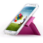 Чехол Momax The Core Smart Case для Samsung Galaxy S4 i9500 (фиолетовый, кожанный)