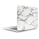 Чехол Yotrix HardCover для Apple MacBook Air 13 2018 (Marble White, пластиковый)