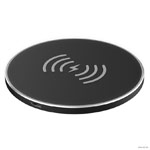 Беспроводное зарядное устройство Olmio Quick Wireless Charger (черное, Fast Charge, стандарт QI)