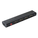 USB-хаб Defender Quadro Promt универсальный (4 x USB-порта, USB 2.0, черный)