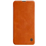 Чехол Nillkin Qin leather case для Samsung Galaxy A10 (коричневый, кожаный)