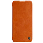 Чехол Nillkin Qin leather case для Huawei P20 lite 2019 (коричневый, кожаный)