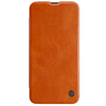 Чехол Nillkin Qin leather case для Samsung Galaxy A40 (коричневый, кожаный)