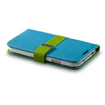 Чехол Momax Flip Diary Case для Samsung Galaxy S4 i9500 (синий, кожанный)