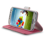 Чехол Momax Flip Diary Case для Samsung Galaxy S4 i9500 (розовый, кожанный)