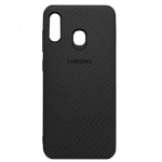 Чехол Yotrix CarbonCase для Samsung Galaxy A30 (черный, гелевый)