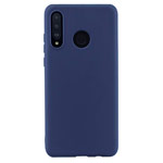 Чехол Yotrix LiquidSilicone для Huawei P30 lite (синий, гелевый)