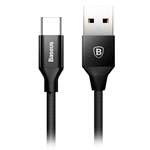 USB-кабель Baseus Yiven Cable (USB Type C, черный, 1.2 м, 3A)