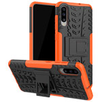 Чехол Yotrix Shockproof case для Samsung Galaxy A70 (оранжевый, пластиковый)