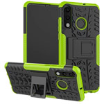 Чехол Yotrix Shockproof case для Huawei P30 lite (зеленый, пластиковый)