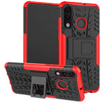 Чехол Yotrix Shockproof case для Huawei P30 lite (красный, пластиковый)