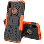 Чехол Yotrix Shockproof case для Xiaomi Redmi Note 7 (оранжевый, пластиковый)