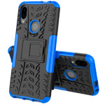 Чехол Yotrix Shockproof case для Xiaomi Redmi Note 7 (синий, пластиковый)