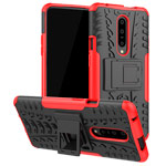 Чехол Yotrix Shockproof case для OnePlus 7 pro (красный, пластиковый)