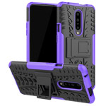 Чехол Yotrix Shockproof case для OnePlus 7 pro (фиолетовый, пластиковый)