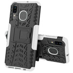Чехол Yotrix Shockproof case для Samsung Galaxy A30 (белый, пластиковый)