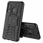 Чехол Yotrix Shockproof case для Samsung Galaxy A60 (черный, пластиковый)