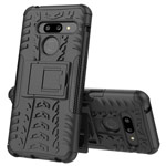 Чехол Yotrix Shockproof case для LG G8 ThinQ (черный, пластиковый)