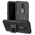 Чехол Yotrix Shockproof case для Nokia 4.2 (черный, гелевый)