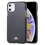 Чехол Mercury Goospery Jelly Case для Apple iPhone 11 (черный, гелевый)