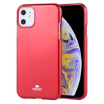 Чехол Mercury Goospery Jelly Case для Apple iPhone 11 (красный, гелевый)