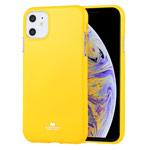 Чехол Mercury Goospery Jelly Case для Apple iPhone 11 (желтый, гелевый)