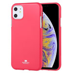 Чехол Mercury Goospery Jelly Case для Apple iPhone 11 (малиновый, гелевый)