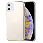 Чехол Mercury Goospery Jelly Case для Apple iPhone 11 (золотистый, гелевый)