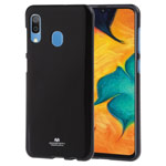 Чехол Mercury Goospery Jelly Case для Samsung Galaxy A30 (черный, гелевый)