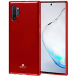 Чехол Mercury Goospery Jelly Case для Samsung Galaxy Note 10 plus (красный, гелевый)