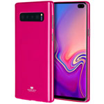 Чехол Mercury Goospery Jelly Case для Samsung Galaxy S10 plus (малиновый, гелевый)