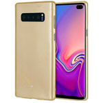 Чехол Mercury Goospery Jelly Case для Samsung Galaxy S10 plus (золотистый, гелевый)