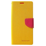 Чехол Mercury Goospery Fancy Diary Case для Samsung Galaxy A30 (желтый, винилискожа)