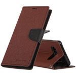 Чехол Mercury Goospery Fancy Diary Case для Samsung Galaxy S10 plus (коричневый, винилискожа)