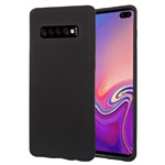 Чехол Mercury Goospery Soft Feeling для Samsung Galaxy S10 plus (черный, силиконовый)