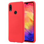 Чехол Mercury Goospery Soft Feeling для Xiaomi Redmi Note 7 (красный, силиконовый)