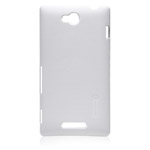 Чехол Nillkin Hard case для Sony Xperia C S39h (белый, пластиковый)